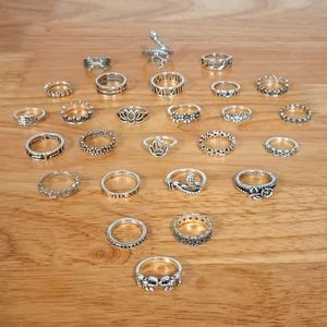 Assorted Rings of Varying Sizes